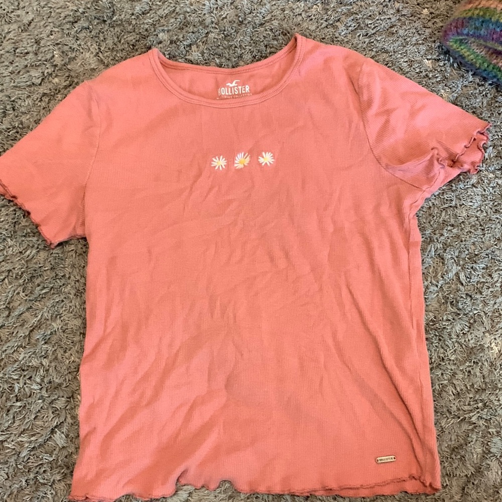 Hollister medium pink and white